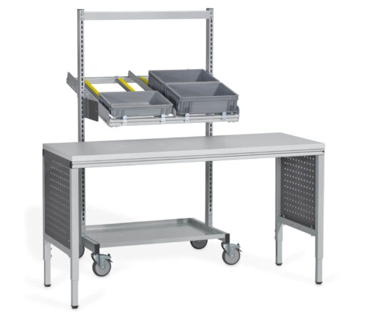 Mobile Materialzuführung durch ERGO-line Transportwagen